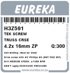 H3Z591 - Tek Screw Truss -H3Z591_label_T